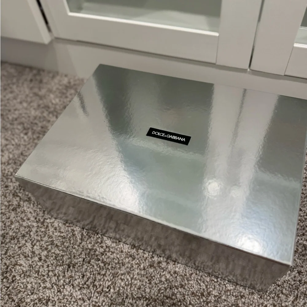 Dolce & gabana patchwork Denim Platform Sandals size 38.5 - Picture 11 of 13